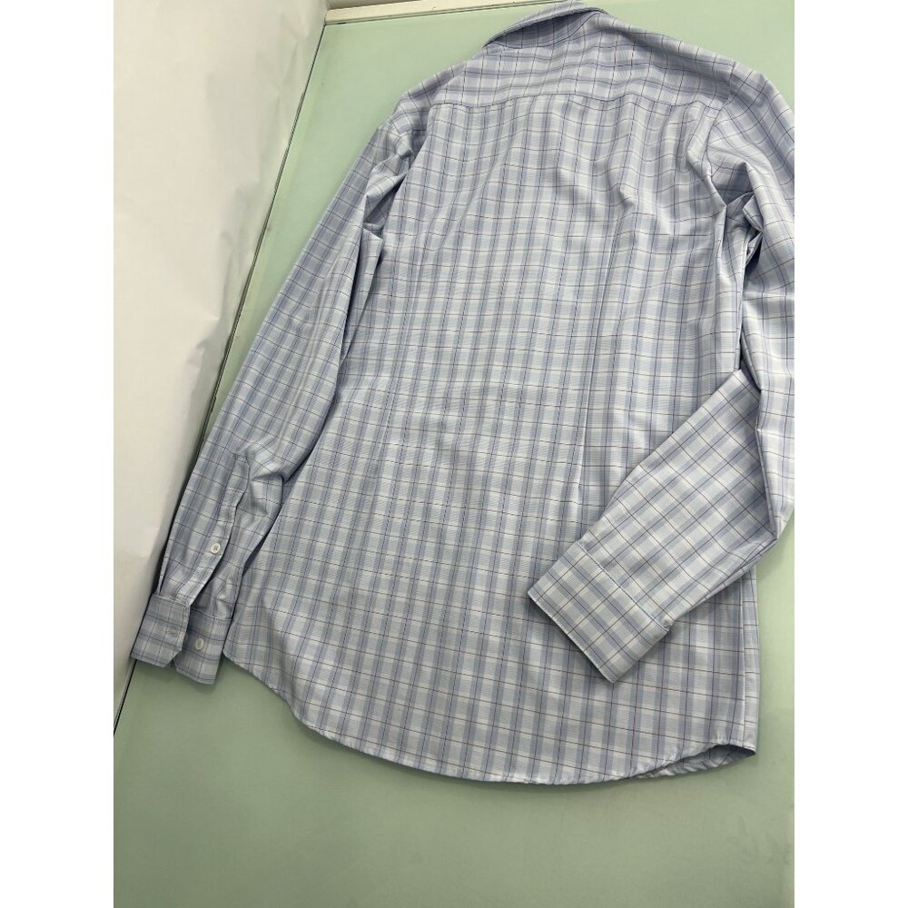 Mizzen + Main Performance Shirt Mens Large Tall Trim Fit LT Non Iron Stretch - Picture 3 of 8